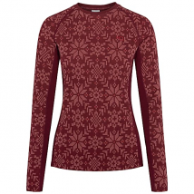 Tee Shirt thermique à manches longues Edith - Rouge-L