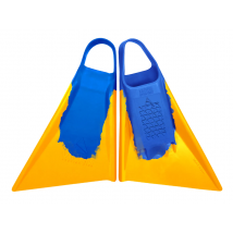 Palmes Bodyboard - Ms Delta Viper Icons Fins Royal - Bleu / Jaune-L