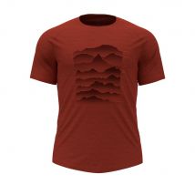 Tee Shirt de randonnée Ascent Performance Wool 130 Sunrise - Ketchup Melange-XL