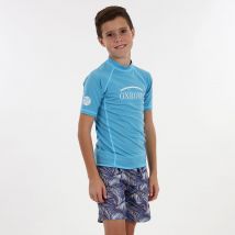 Lycra - Tee Shirt de Surf Jetel - Bleu Fluo-10 ans