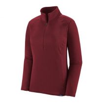 Tee Shirt Thermique W's Capilene Thermal Weight Zip-Neck - Roamer Red Light Roamer Red X-Dye-L