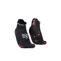 Chaussette de running Pro Racing Socks V4.0 Run Low - Black Red-45-48 -T4