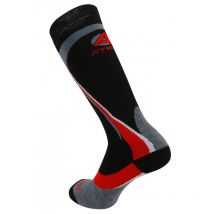 Chaussettes ski enfant Virage - Rouge-27-30