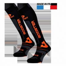 Chaussettes de compression slide evo - Noir/Orange-S