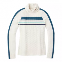Pull Dacono femme-S-Blanc - Bleu