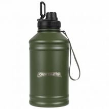 SPORTINATOR "Hydrated" Fitness stal nierdzewna Butelka 2,2l zielony