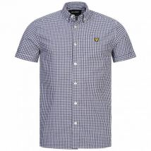 Lyle i Scott Gingham Mężczyźni Koszula z krótkim rękawem SW1201V-Z650