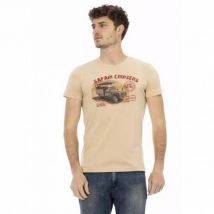 TRUSSARDI Action Mężczyźni Safari Cruisers T-shirt Piasek 2AT02B004