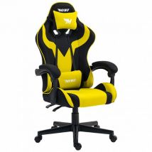 MUWO "MystiX" E-sport Żółty fotel gamingowy