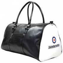 Lambretta Retro Sports Large Bag Torba 28x49x25 T20064L-BLK/BIAŁY