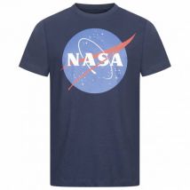 NASA Circle Logo Mężczyźni T-shirt TMMTS007NVY