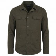 Process Black Button Mężczyźni Kurtka koszulowa MJK-PBOASIS-KHAKI-1