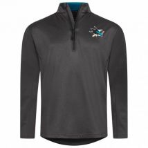 San Jose Sharks NHL Fanatics Mężczyźni Zamek 1/4 Bluza NL63999B2GEHJ5