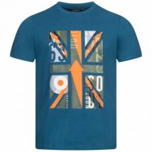 BEN SHERMAN Typography Flag Mężczyźni T-shirt 0071785 BENZYNA