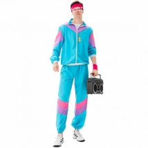 MAASKANTJE "Rikkard" Retro lata 90. Dres Turkusowy kostium