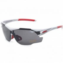 LEANDRO LIDO Challenger One Sportowe okulary przeciwsłoneczne biały/czarny