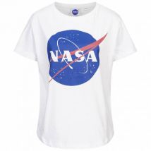 NASA Circle Logo Kobiety T-shirt TMLTS007WHT