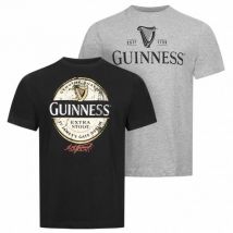 KSIĘGA GUINNESSA Emblem Mężczyźni T-shirt 2-pak POMPK220MUL