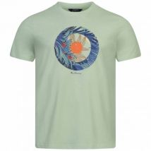 BEN SHERMAN Tropical Target Mężczyźni T-shirt 0072516TURKUS