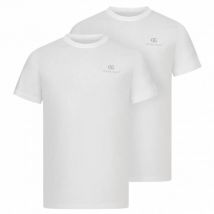 OLIVER GRANT® Mężczyźni Podkoszulki dekolt okrągły 2-pak białe 39493033