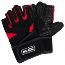 JELEX Power Premium Wyściełane rękawice treningowe czarno-czerwony