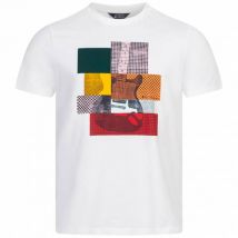 BEN SHERMAN Cropped Guitar Mężczyźni T-shirt 0073336BIAŁY