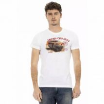 TRUSSARDI Action Mężczyźni Safari Cruisers T-shirt Biały 2AT02B001