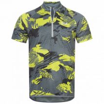 Jack Wolfskin Tourer Halfzip Print Mężczyźni Jazda na rowerze 1/4-Zip Bluza 1808531-8205