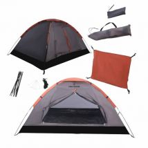 KIRKJUBØUR® "Vindr" 1-osobowy kemping Namiot ciemnoszary