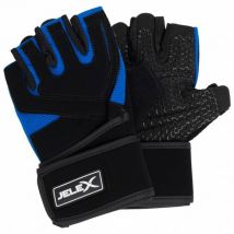 JELEX Power Premium Wyściełane rękawice treningowe czarno-niebieski