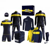 Zeus Apollo Zestaw piłkarski Odzież drużynowa w pudełku 12-części Granatowy żółty