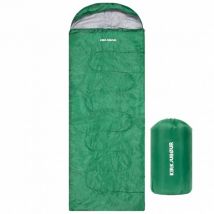 KIRKJUBØUR® "Søvn" Na zewnątrz Śpiwór 220 x 75 cm 15 °C zielony