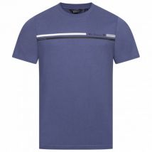 BEN SHERMAN Seasonal Stripe Mężczyźni T-shirt 1012607N-RIVIERABLUE