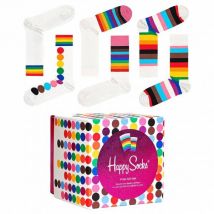 Happy Socks Pride Rainbow Zestaw upominkowy Skarpety 3 pary XPRD08-1300
