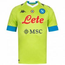 SSC Napoli Kappa Kombat Pro Mężczyźni Koszulka 31123BW-ZIELONA LIME-AZZURRA