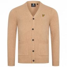 Lyle & Scott Blend Cardigan Mężczyźni Rozpinany sweter z dzianiny od wełna KN1458V-W156