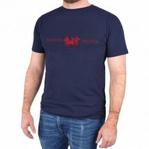 Harvey Miller Polo Club Basic Mężczyźni T-shirt HRM4468 Granatowy