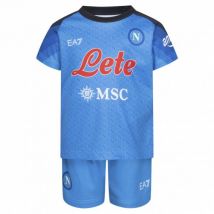SSC Neapel EA7 Emporio Armani Niemowlęta Zestaw piłkarski EASSCN23W01I-AZZURRO