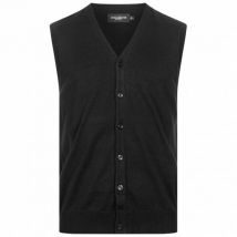 RUSSELL Mężczyźni Cardigan Kamizelka 0R719M0-Czarny