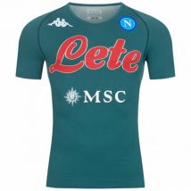 SSC Napoli Kappa Mężczyźni Funkcjonalne Koszulka treningowa 31125EW-NIEBIESKA benzyna