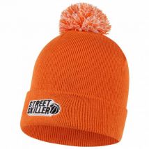 STREETSKILLER "MVP" Pompon Beanie Czapka z pomponem pomarańczowy