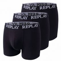 REPLAY Basic Cuff Logo Mężczyźni Bokserki 3-pak I101102-N011