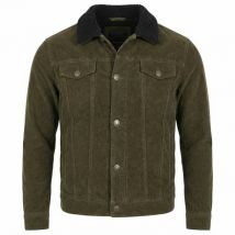 BRAVE SOUL® Prestwich Mężczyźni Kurtka sztruksowa MJK-PRESTWICHPKB-KHAKI-1