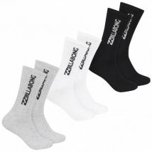 Billabong Unisex Crew Tennis Skarpety 3 pary wieloosobowa załoga BG-03