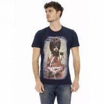 TRUSSARDI Action Mężczyźni Real Man T-shirt Granatowy 2AT04003