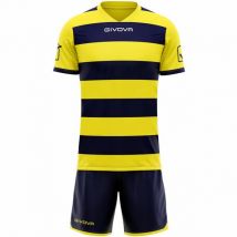 Givova Komplet do rugby Koszulka ze spodenkami żółty/granatowy