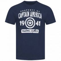 Kapitan Ameryka MARVEL Własność Mężczyźni T-shirt FBMTS657NVY