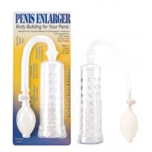 Penis Enlarger Potenzpumpe weiß - Gleitgel
