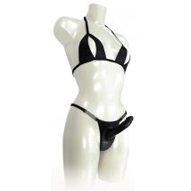 *RÉEL Frau Strapon Wetlook + BH - Dildos & Masturbator