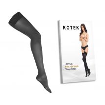 KOTEK Halterlose Strümpfe H025 schwarz S/M - Handschuhe & Strümpfe
